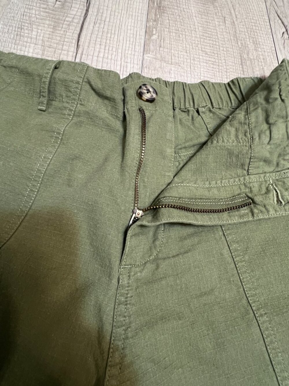 Mollusk California Utility Shorts Mens XL Green Cotton Coastal Minimalist Surf - Picture 3 of 10